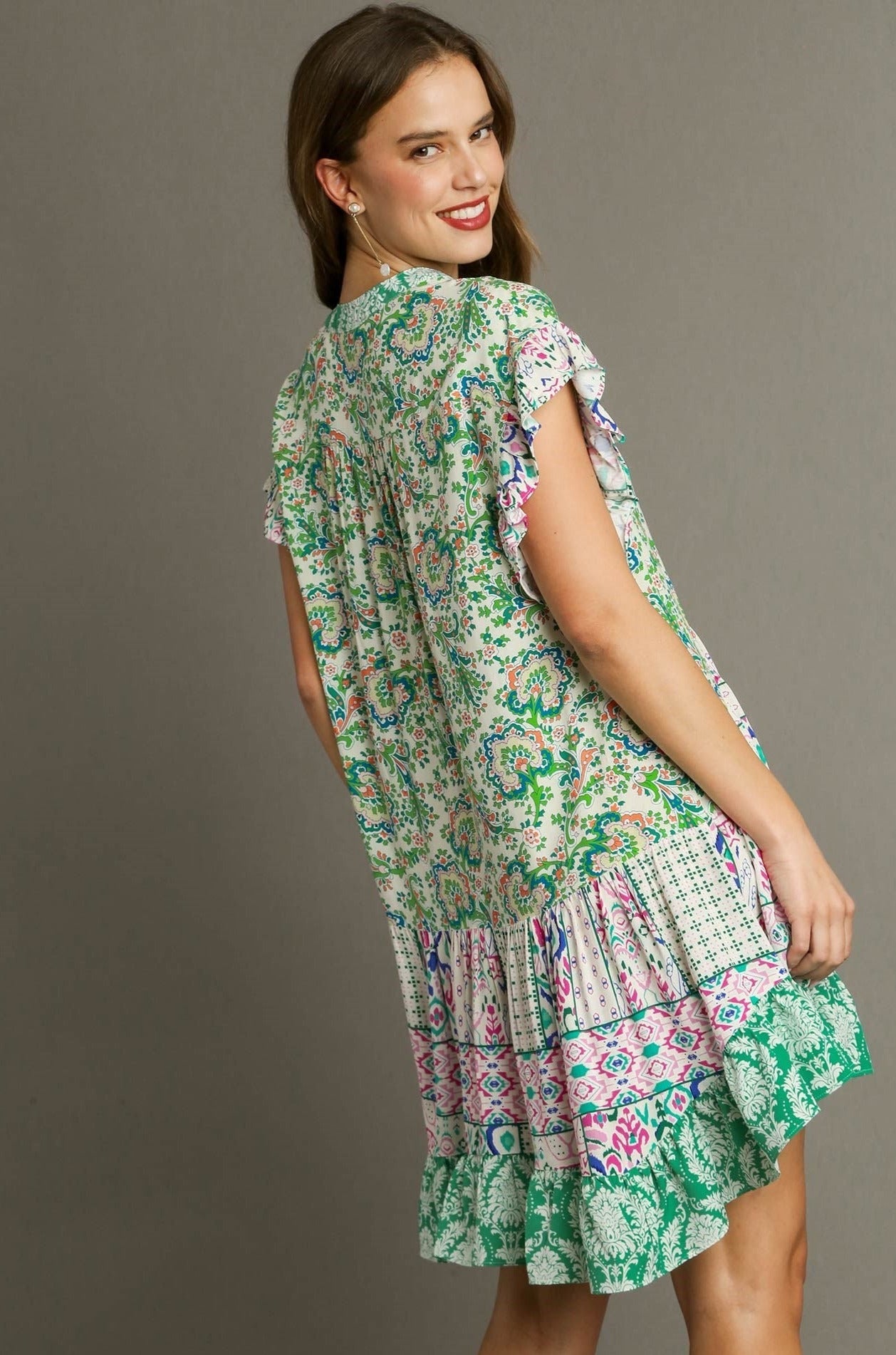 Evangeline Dress in Green Evangeline Dress in Green