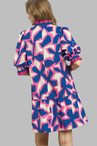 Play Around Mini Dress in Blue