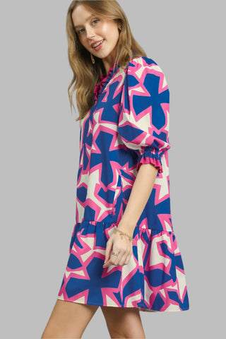 Play Around Mini Dress in Blue