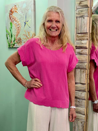 Trust Yourself Top in Peony
