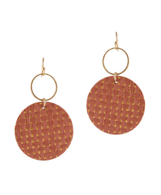 Simple Pleasures Earrings in Rust