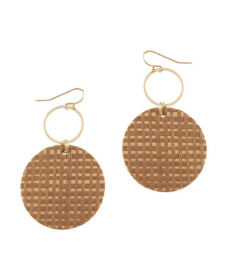 Simple Pleasures Earrings in Beige