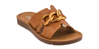 Corkys Chain Letter Sandal in Cognac