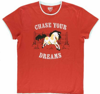Chase Your Dreams Horse Women's Regular Fit PJ Tee