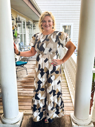 Chess Days Maxi Dress