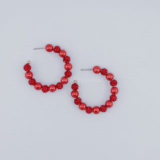 Crystal Hoop Earrings