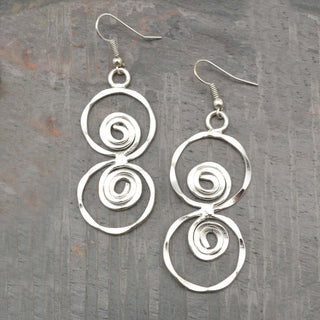 Double Spiral Earrings