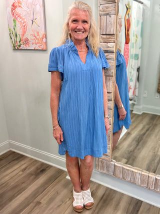 Too Kind Dress in Periwinkle