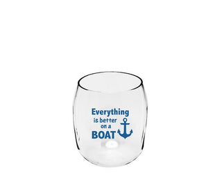 Everything is Better on a Boat EverDrinkware Wine Tumbler