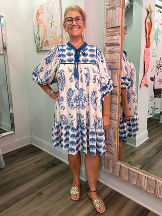 New Obsession Mini Dress in Blue