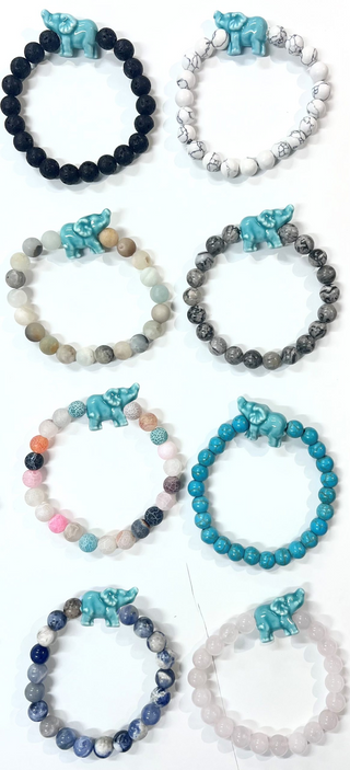 Elephant Tracker Stone Bracelet