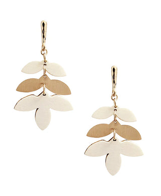 Leave It Behind Earrings in White