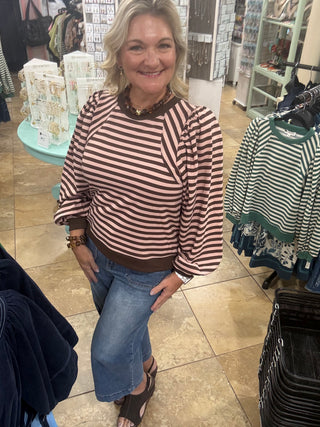 Follow Your Journey Top In Brown