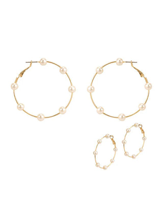 Pearl To Be Hoop Earrings