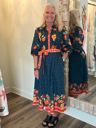 Maude Vivante Remi Dress in Starlit Garden