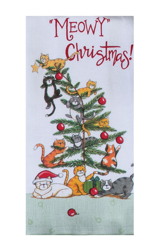 Can Explain Pets Meowy Dual Purpose Terry Towel