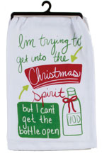 Christmas Spirit Flour Sack Towel