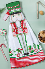 Merry Nutcrackers Hangups Towel