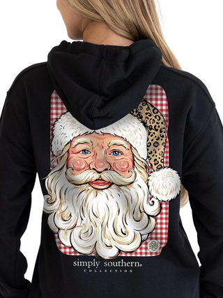 Merry Vibes Only Hoodie In Black