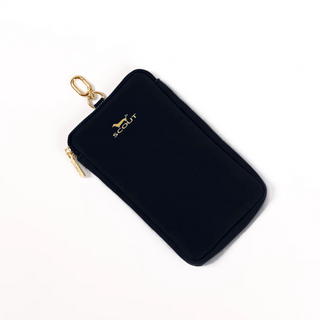 Call Me Maybe Phone Pouch In Black Velvet