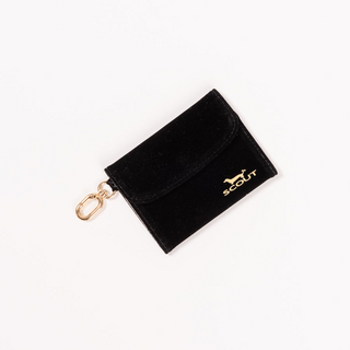 Street Cred Card Holder In Black Velvet