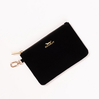 The Carly Pouch In Black Velvet