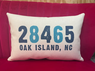 Oak Island Beach Pillow