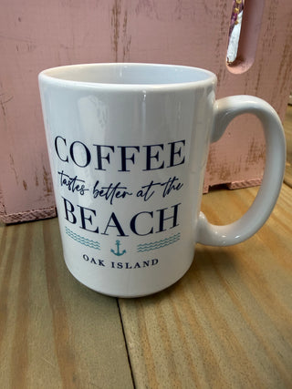 Coffee Tastes Better Mug -  Oak Island