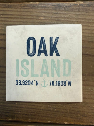 Oak Island Ceramic Coaster