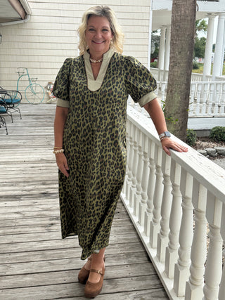Faith In Love Dress in Olive