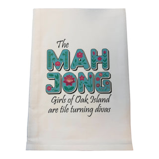 Mah Jong Kitchen Towel  The Mah Jong Girls Oak Island
