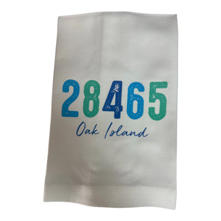 Painted Letters Zip Code Oak Island
