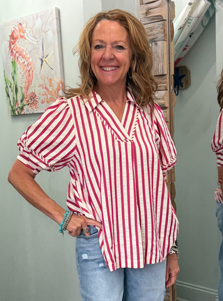 New Style Top in Raspberry Mix