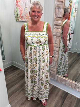 Name Your Price Midi Dress in Green