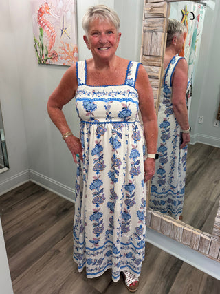 Name Your Price Midi Dress in Periwinkle