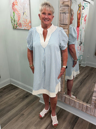 Simply Appealing Dress in Blue