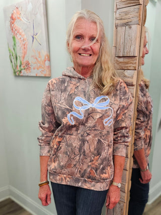 Blue Collar Dollar Hooded Sweatshirt in Camo