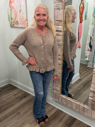 Cozy Days Cardigan in Latte