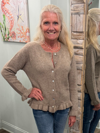 Cozy Days Cardigan in Latte