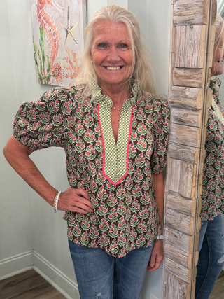 Life In The Stars Top in Brown