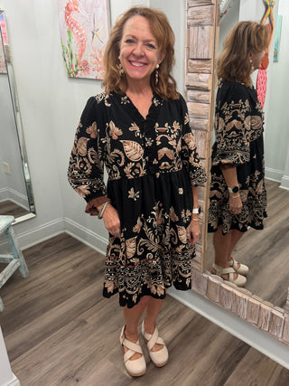 After Dark Mini Dress in Black