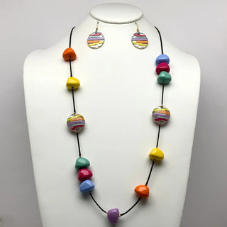 Spring Into Color Necklace Set in Multi
