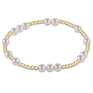 Hope Unwritten Pearl 5mm Bracelet - Extended Size