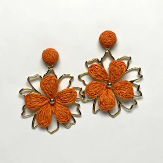 Spring Forward Earrings in Orange