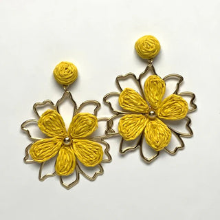 Spring Forward Earrings in Yellow