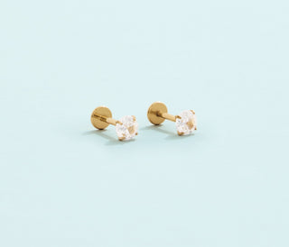 Spot On Flat Back Stud Earrings