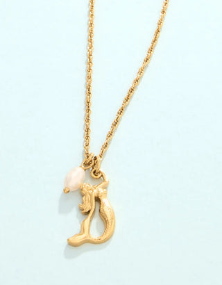Mermaid Necklace in Gold