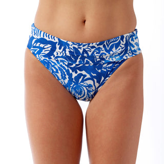 No Chances Convertible Bikini Bottom in Arabesque