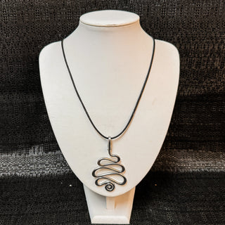 Squiggle Pendant Necklace