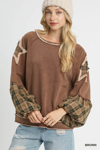 Stars Above Top In Brown